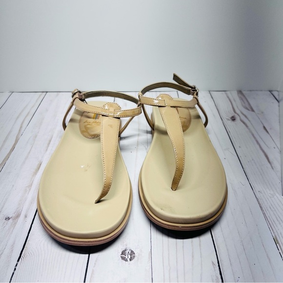 Sam Edelman Naomi T Strap Thong Beige Sandals Size 8.5 - Picture 3 of 10
